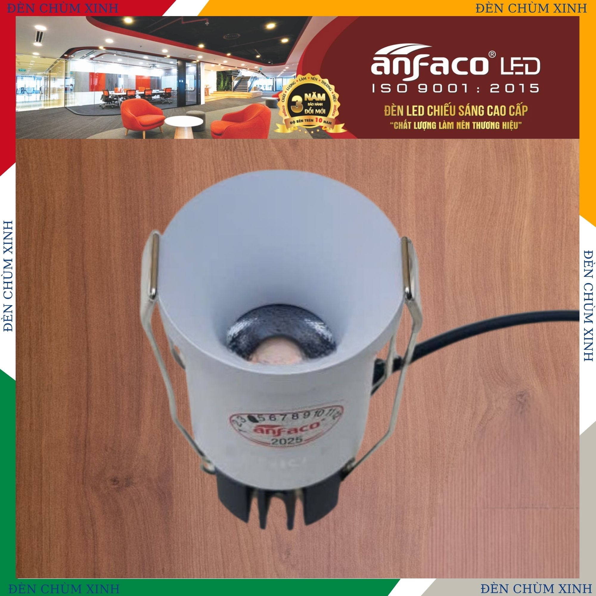 ĐÈN LED ÂM TRẦN AFC-785/5W CHÍNH HÃNG ANFACO