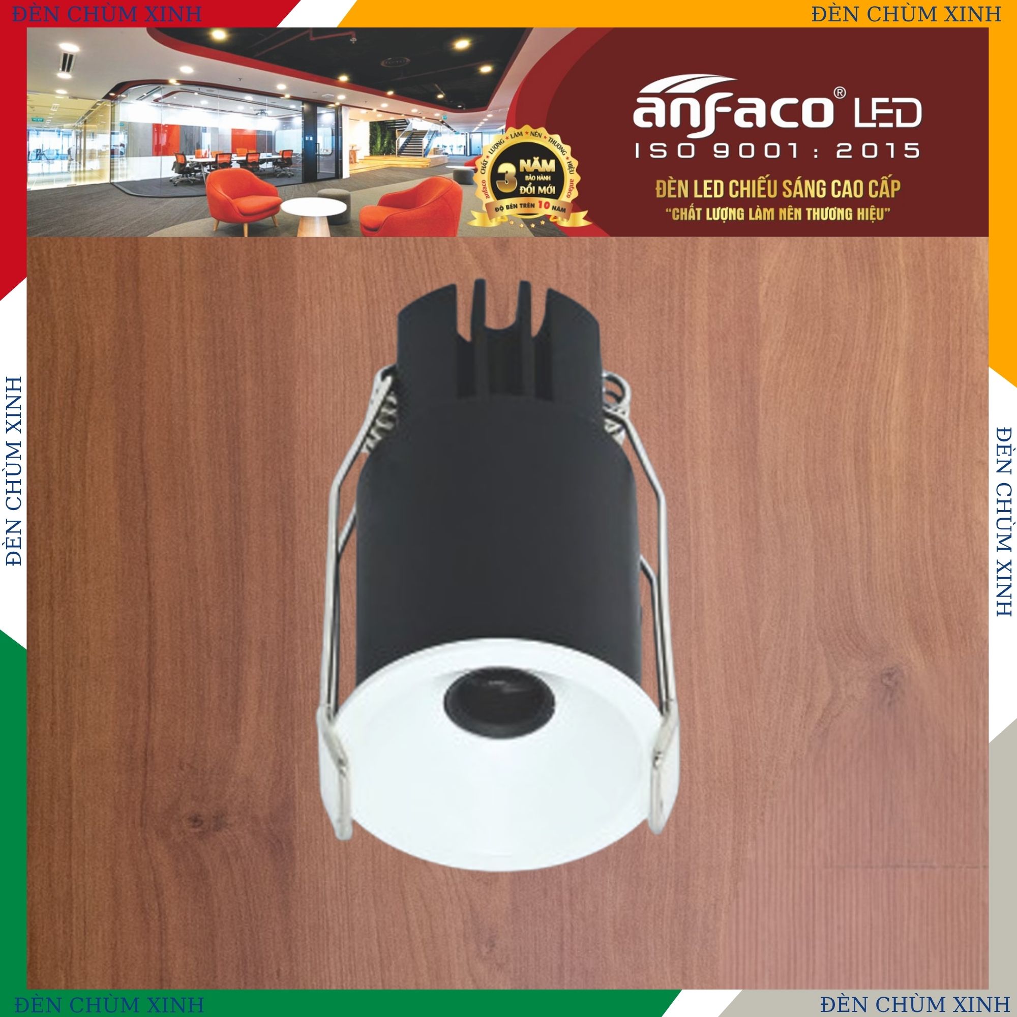 ĐÈN LED ÂM TRẦN AFC-786/5W CHÍNH HÃNG ANFACO
