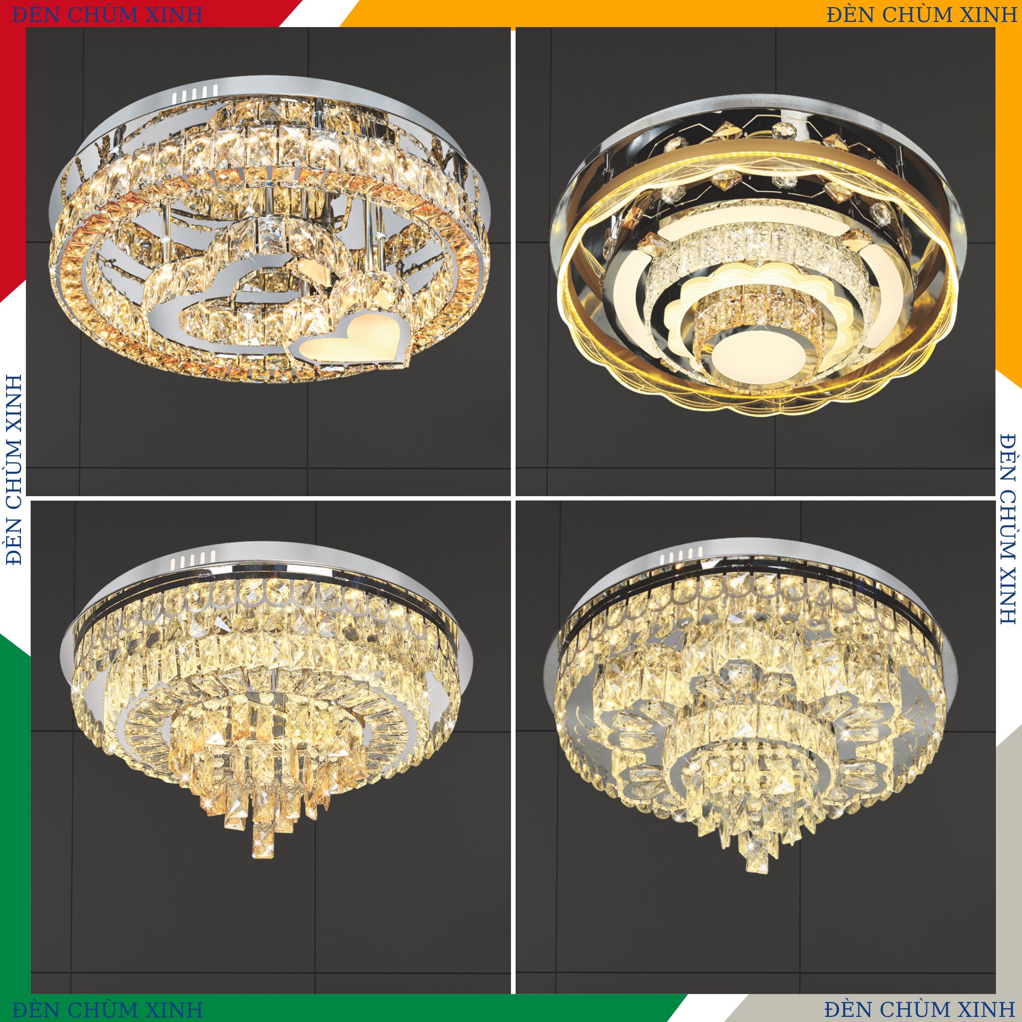 ĐÈN MÂM ỐP TRẦN PHA LÊ NC-6103 HÀNG CHÍNH HÃNG