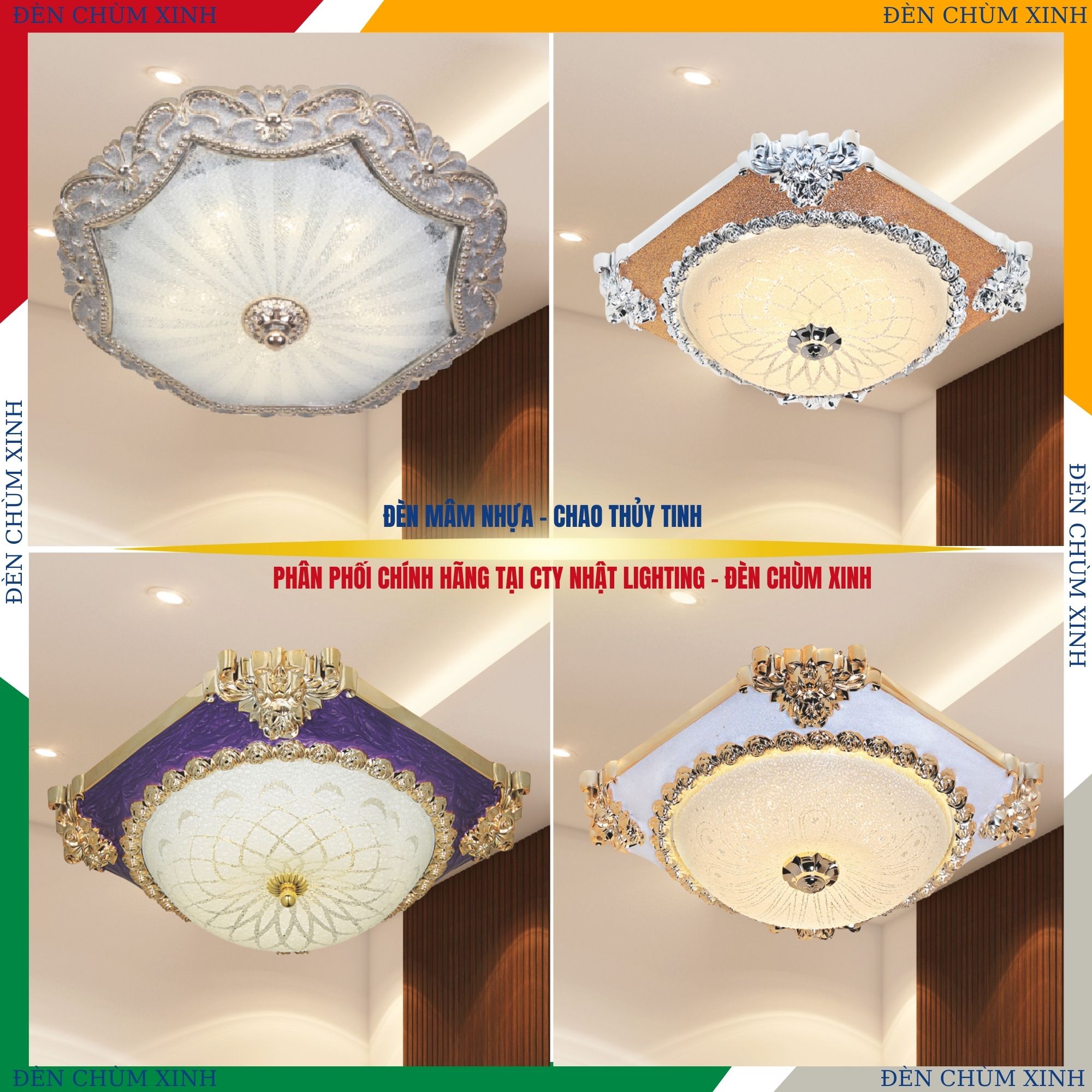 ĐÈN ỐP TRẦN CỔ ĐIỂN NM-939 HÀNG CHÍNH HÃNG