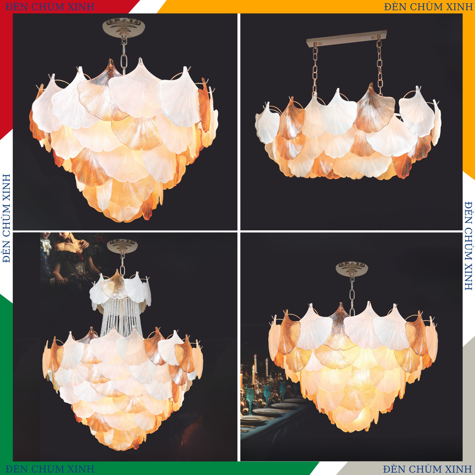 ĐÈN CHÙM TÂN CỔ ĐIỂN NC-8870A HÀNG CHÍNH HÃNG