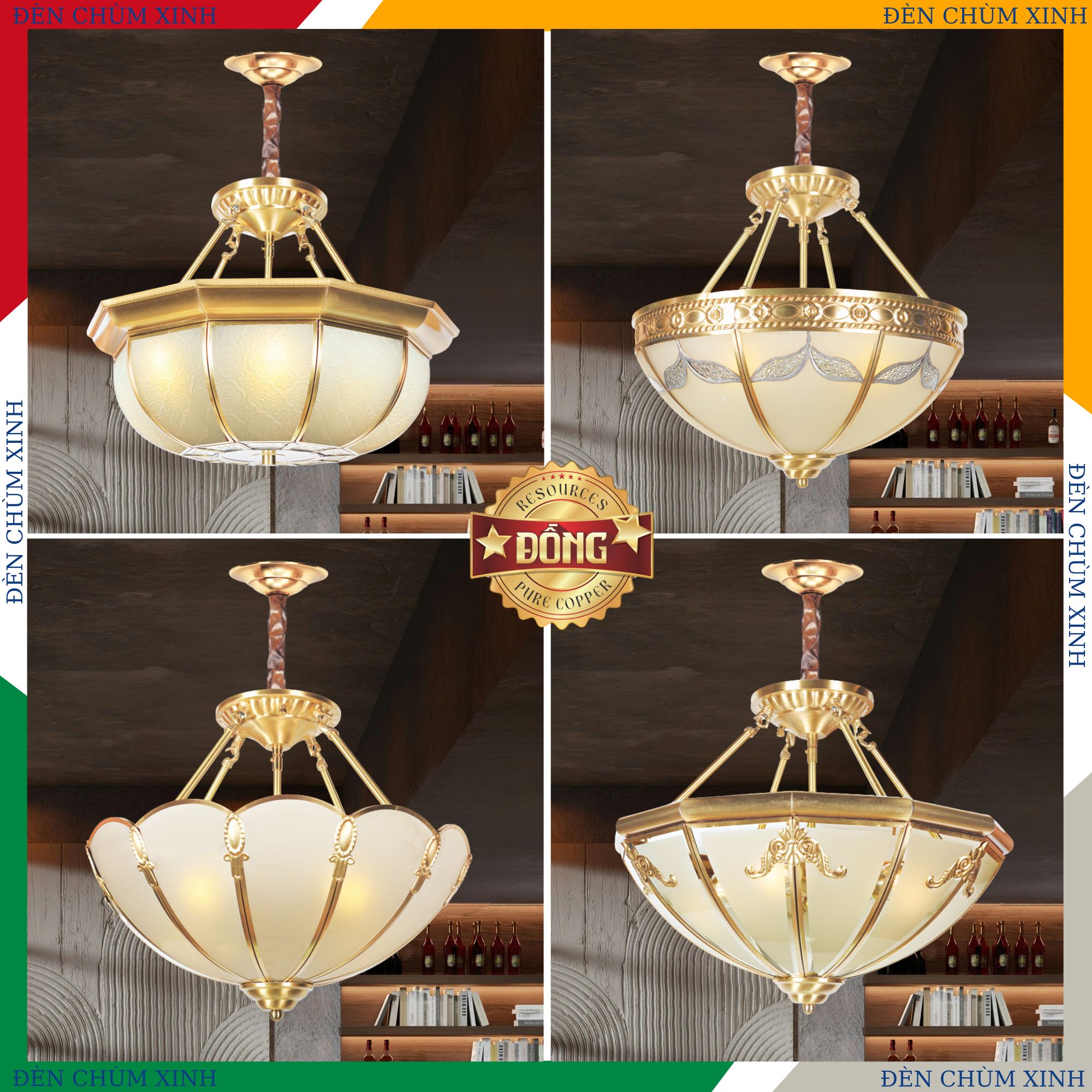 ĐÈN THẢ ĐỒNG NB-0097 HÀNG CHÍNH HÃNG