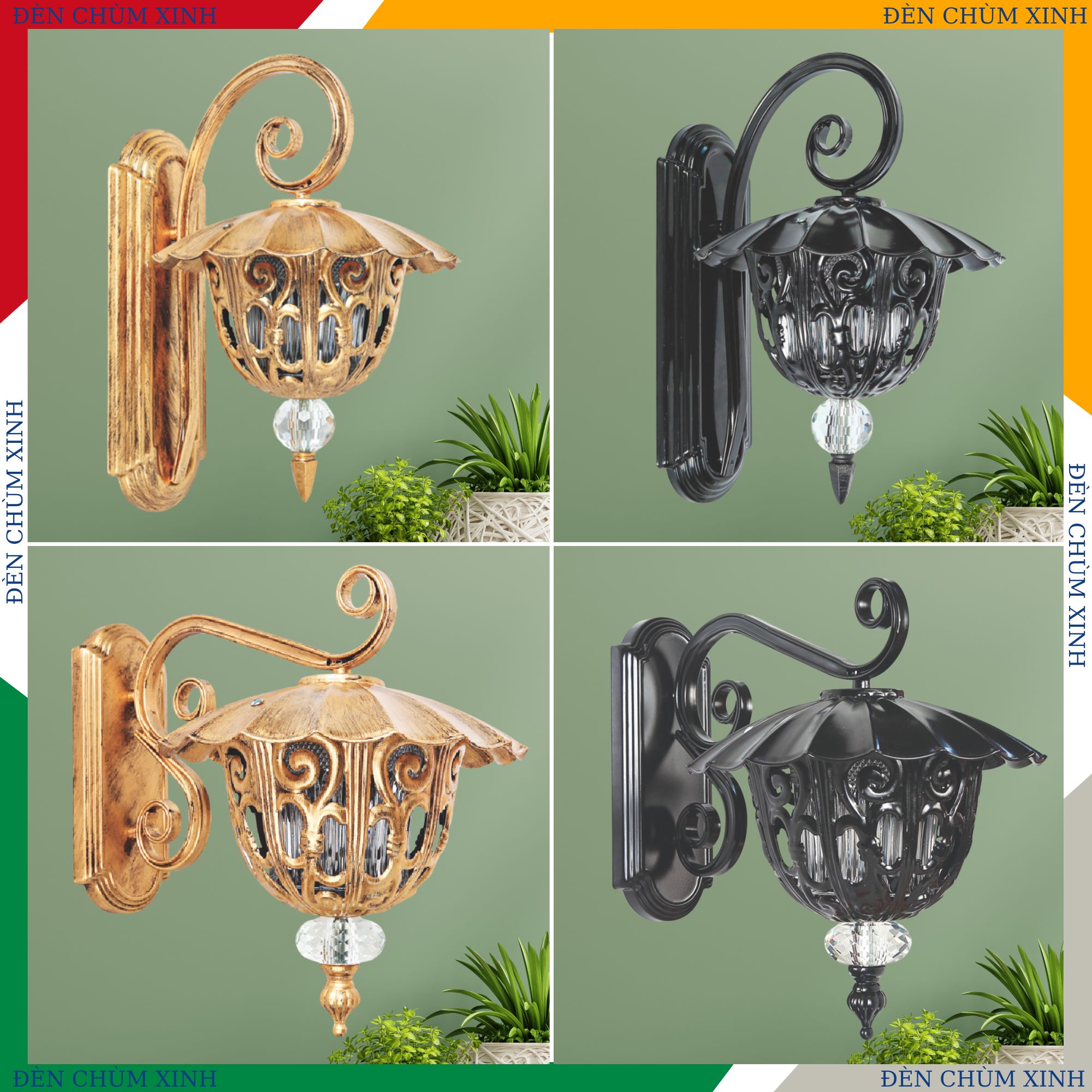 ĐÈN VÁCH TƯỜNG NVT-166A HÀNG CHÍNH HÃNG