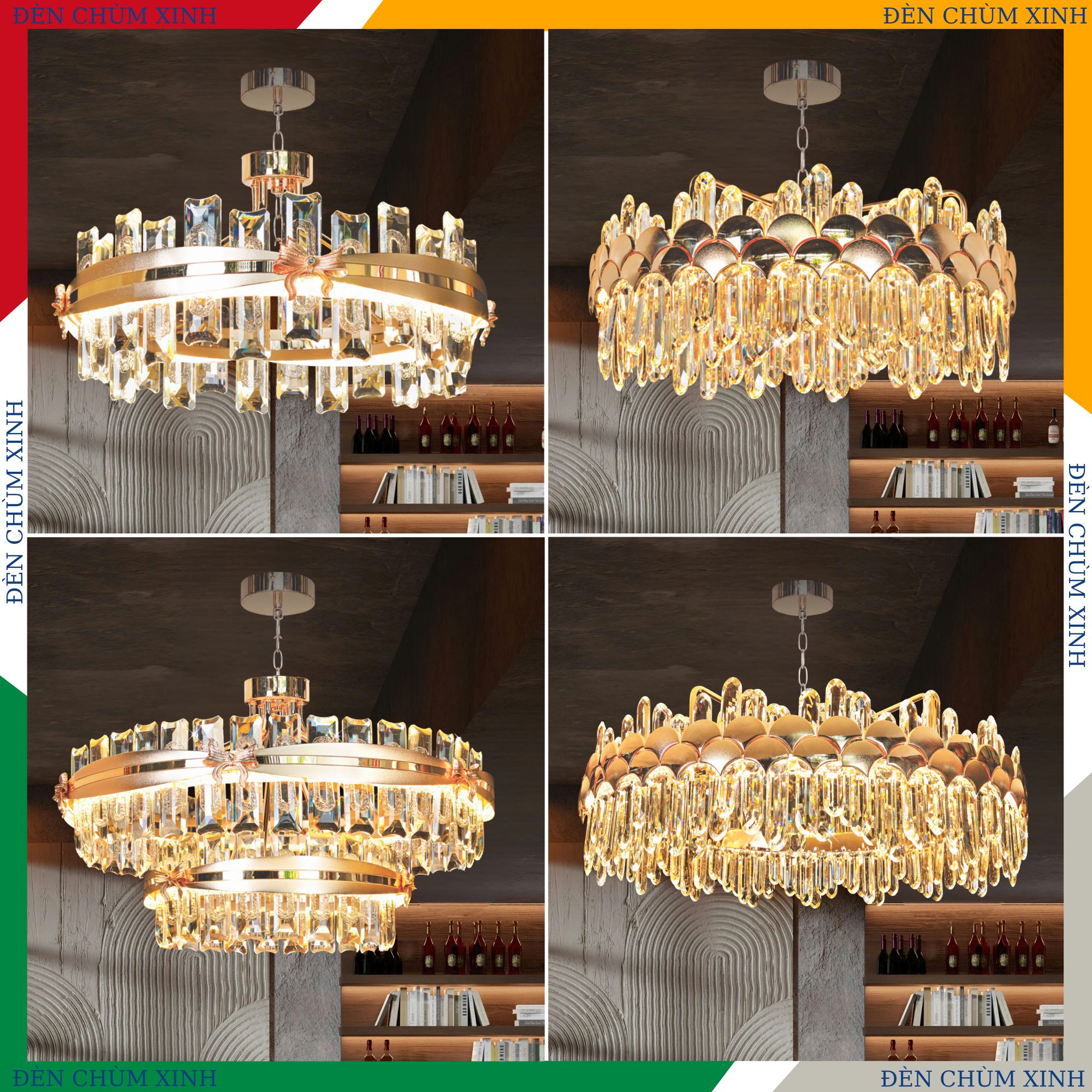 ĐÈN CHÙM PHA LÊ NC-8868A HÀNG CHÍNH HÃNG