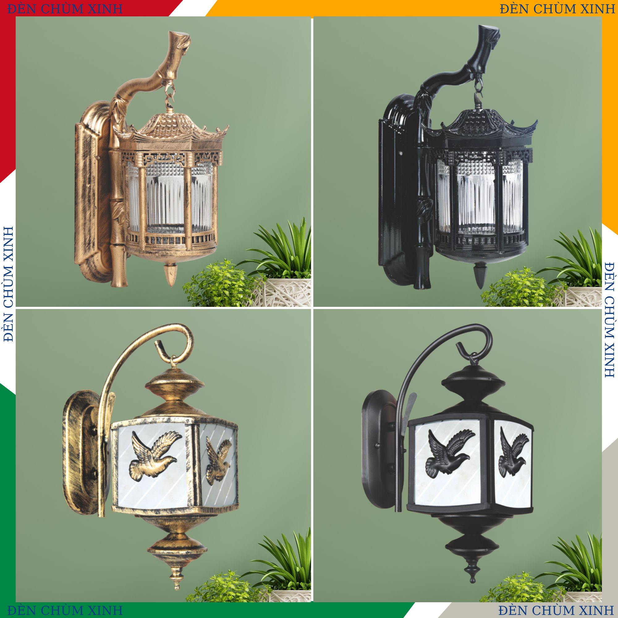 ĐÈN VÁCH TƯỜNG NVT-335B HÀNG CHÍNH HÃNG