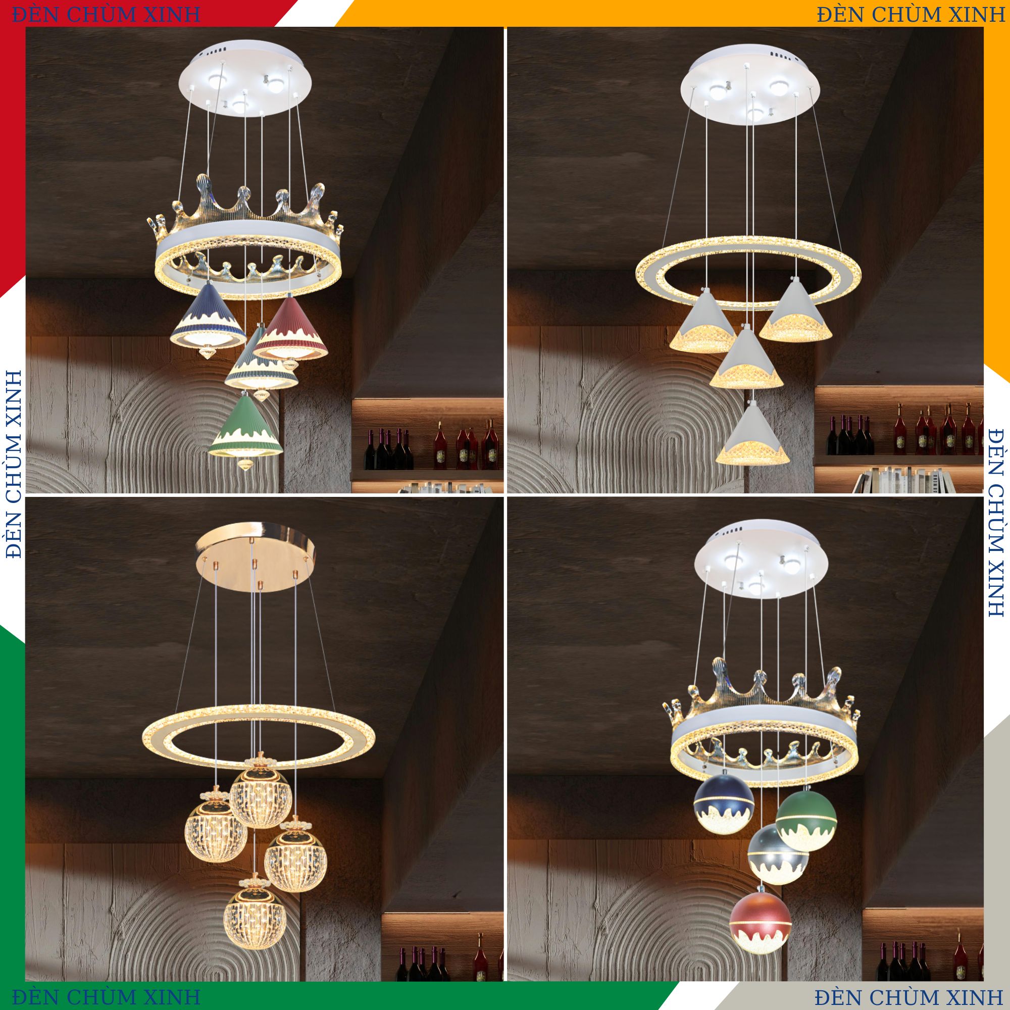 ĐÈN THẢ HIỆN ĐẠI NB-635/4 HÀNG CHÍNH HÃNG