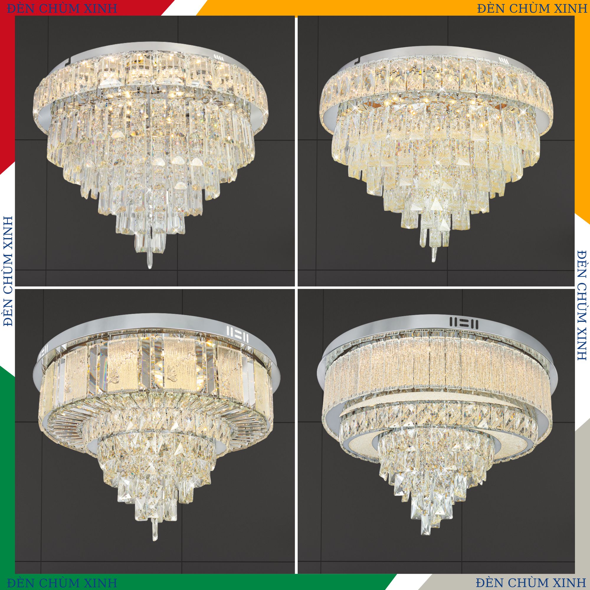 ĐÈN MÂM ỐP TRẦN PHA LÊ NC-6013 HÀNG CHÍNH HÃNG