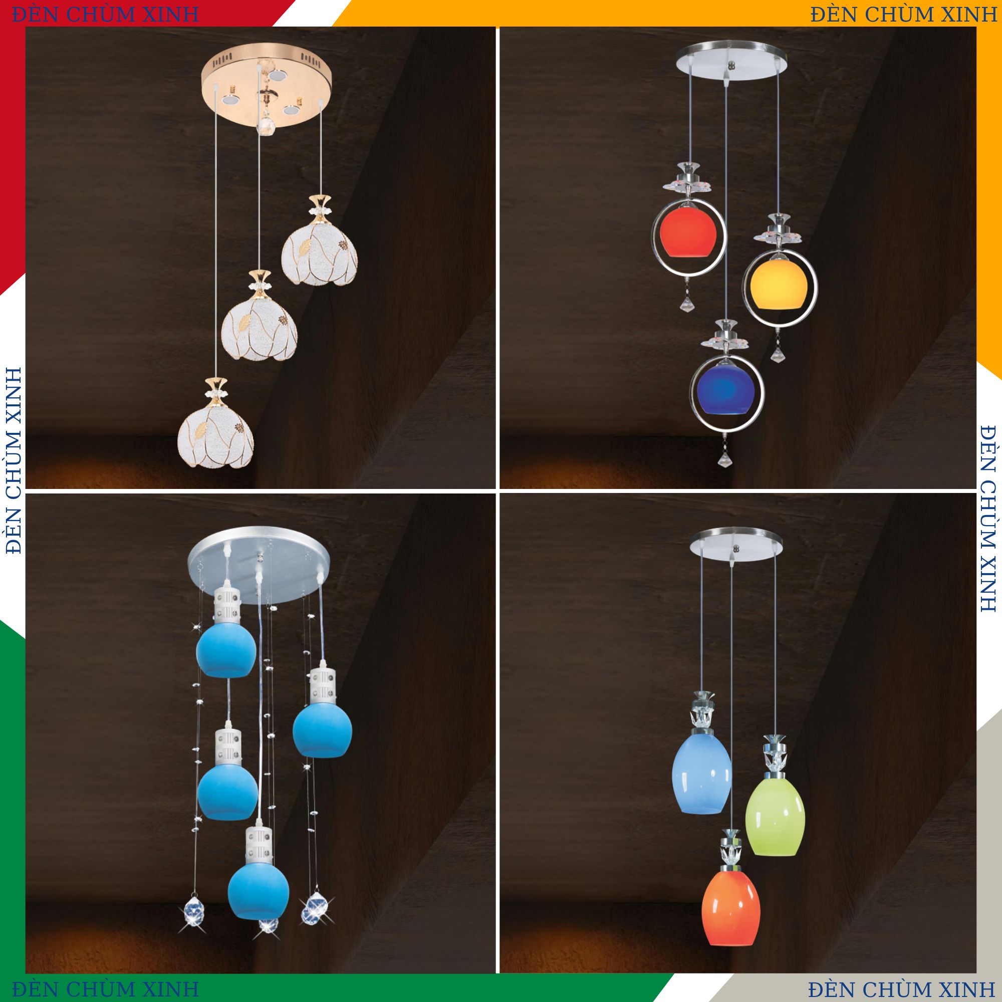 ĐÈN THẢ LED HIỆN ĐẠI NB-5028/3 HÀNG CHÍNH HÃNG