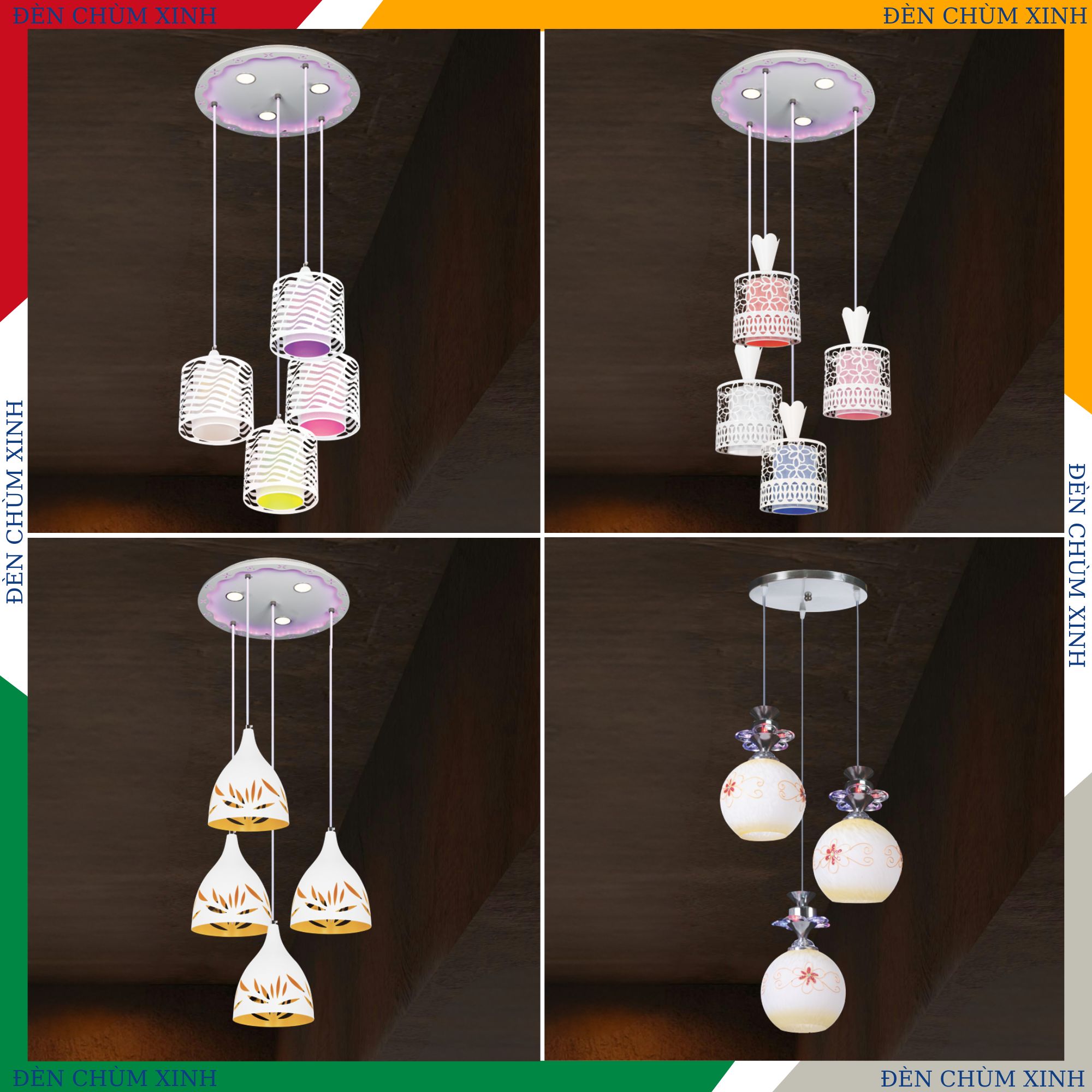 ĐÈN THẢ LED HIỆN ĐẠI NB-1626/3 HÀNG CHÍNH HÃNG