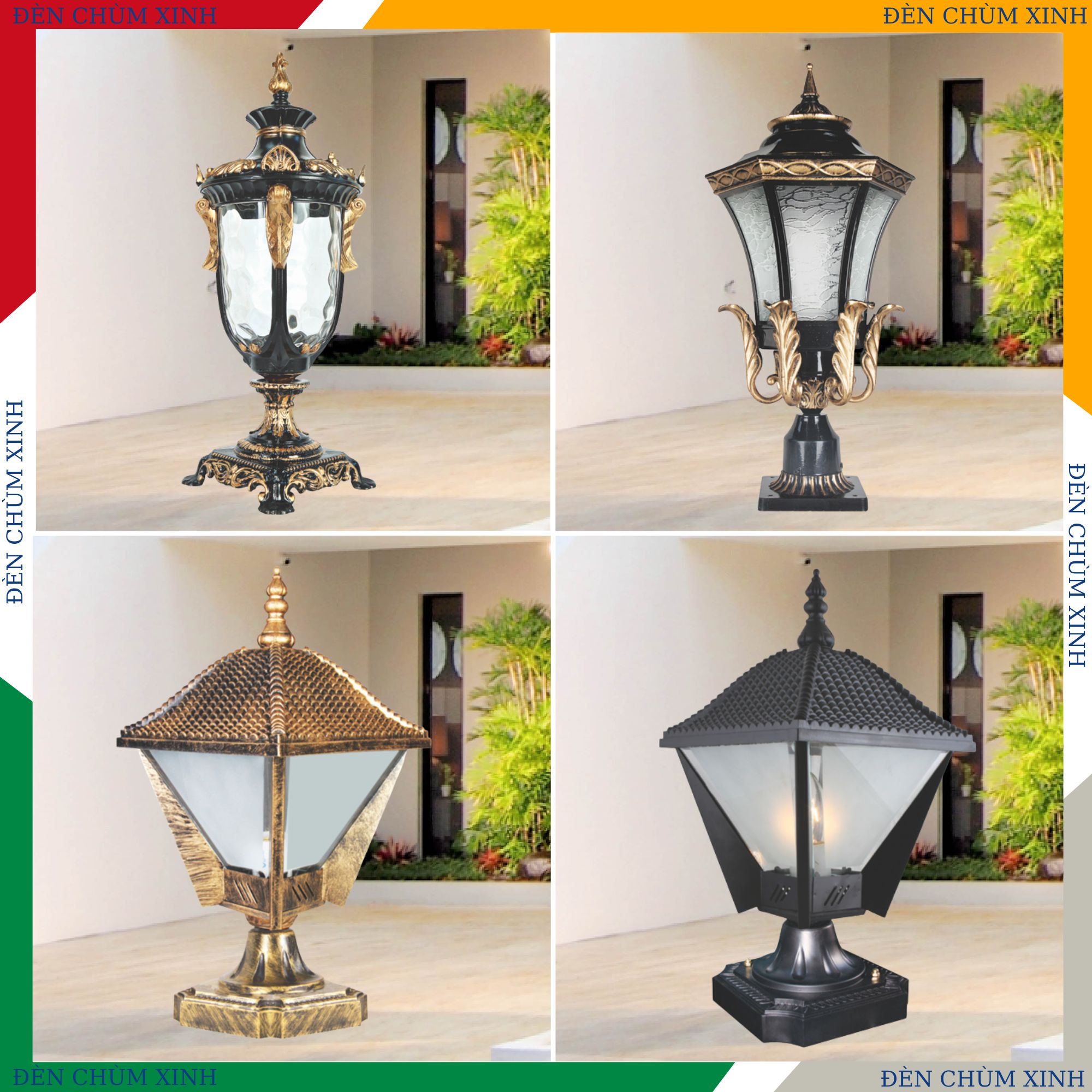 ĐÈN TRỤ SÂN VƯỜN NVT-225/Ø160 HÀNG CHÍNH HÃNG