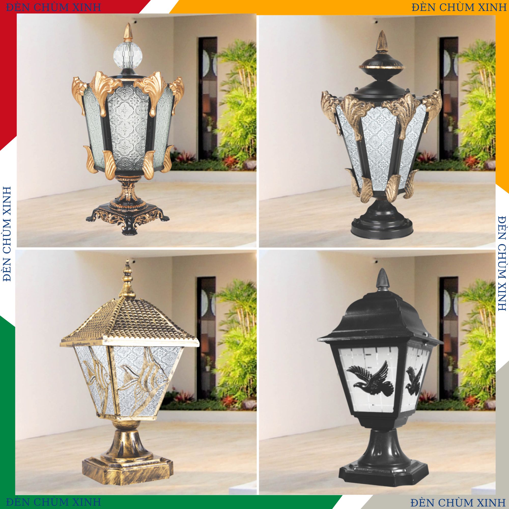 ĐÈN TRỤ SÂN VƯỜN NVT-919 HÀNG CHÍNH HÃNG