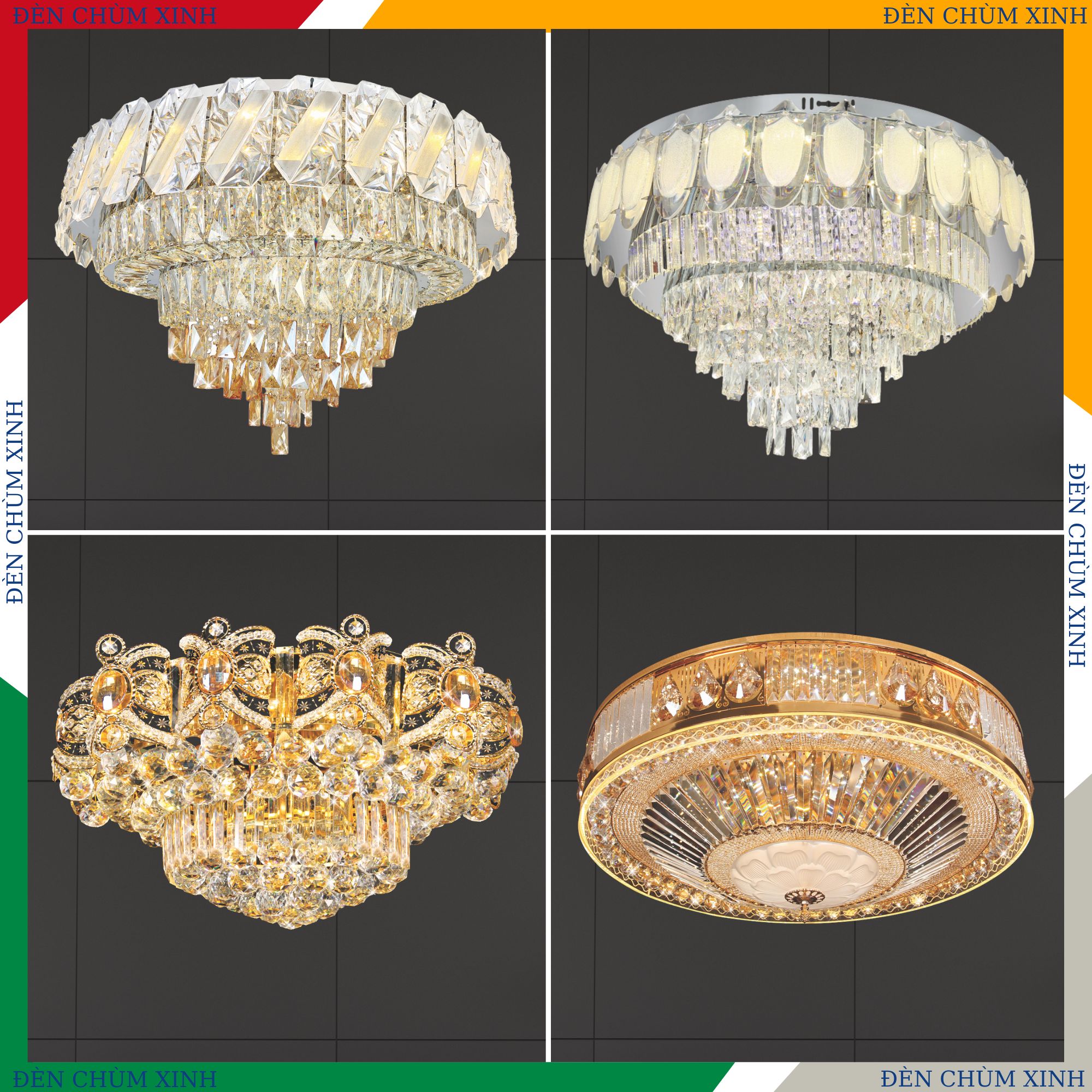 ĐÈN MÂM ỐP TRẦN PHA LÊ NC-827 HÀNG CHÍNH HÃNG