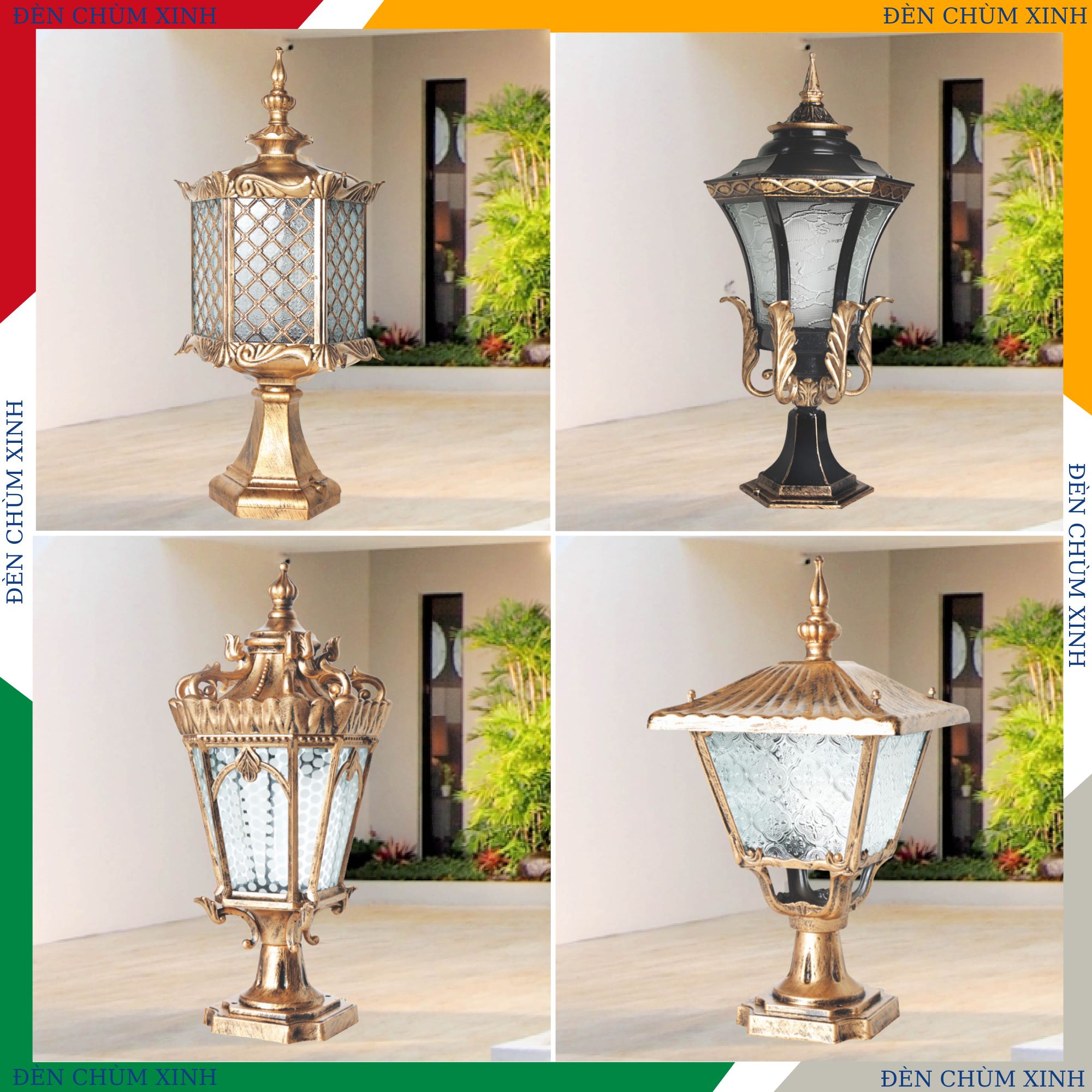 ĐÈN TRỤ SÂN VƯỜN NVT-365/Ø300 HÀNG CHÍNH HÃNG