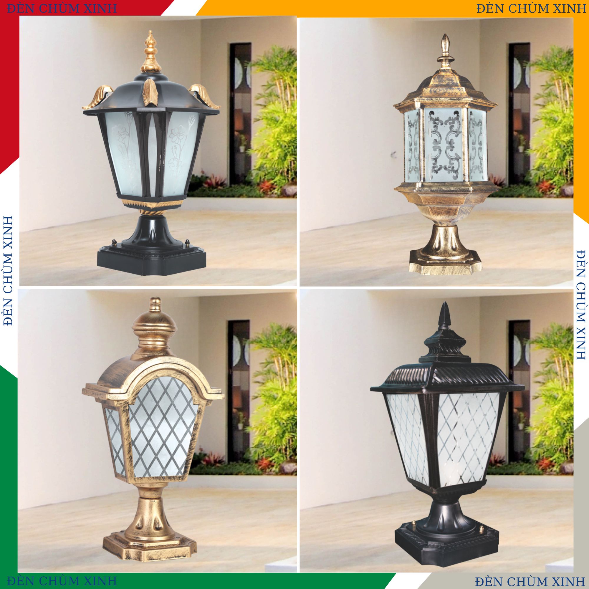 ĐÈN TRỤ SÂN VƯỜN NVT-916 HÀNG CHÍNH HÃNG