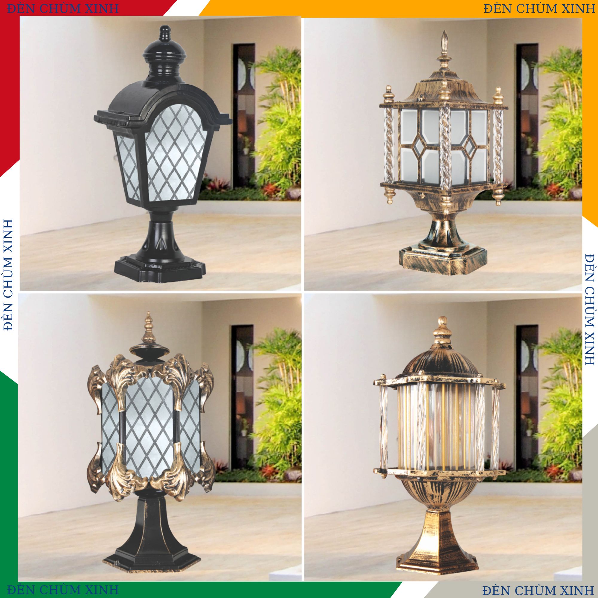 ĐÈN TRỤ SÂN VƯỜN NVT-860/L210 HÀNG CHÍNH HÃNG