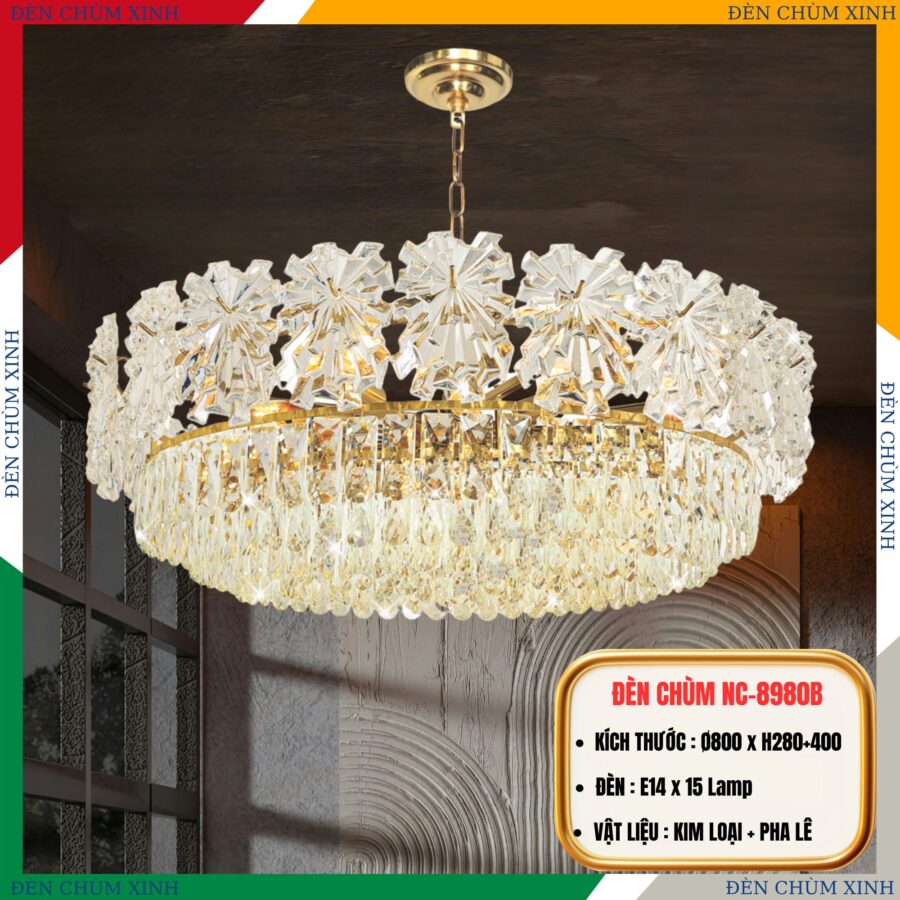 ĐÈN CHÙM XINH – Đèn chùm pha lê cao cấp TPHCM