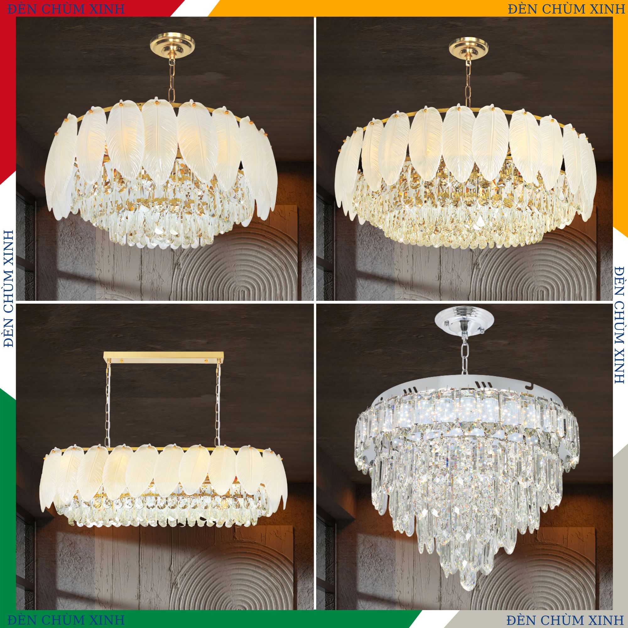 ĐÈN CHÙM PHA LÊ NC-6048 HÀNG CHÍNH HÃNG
