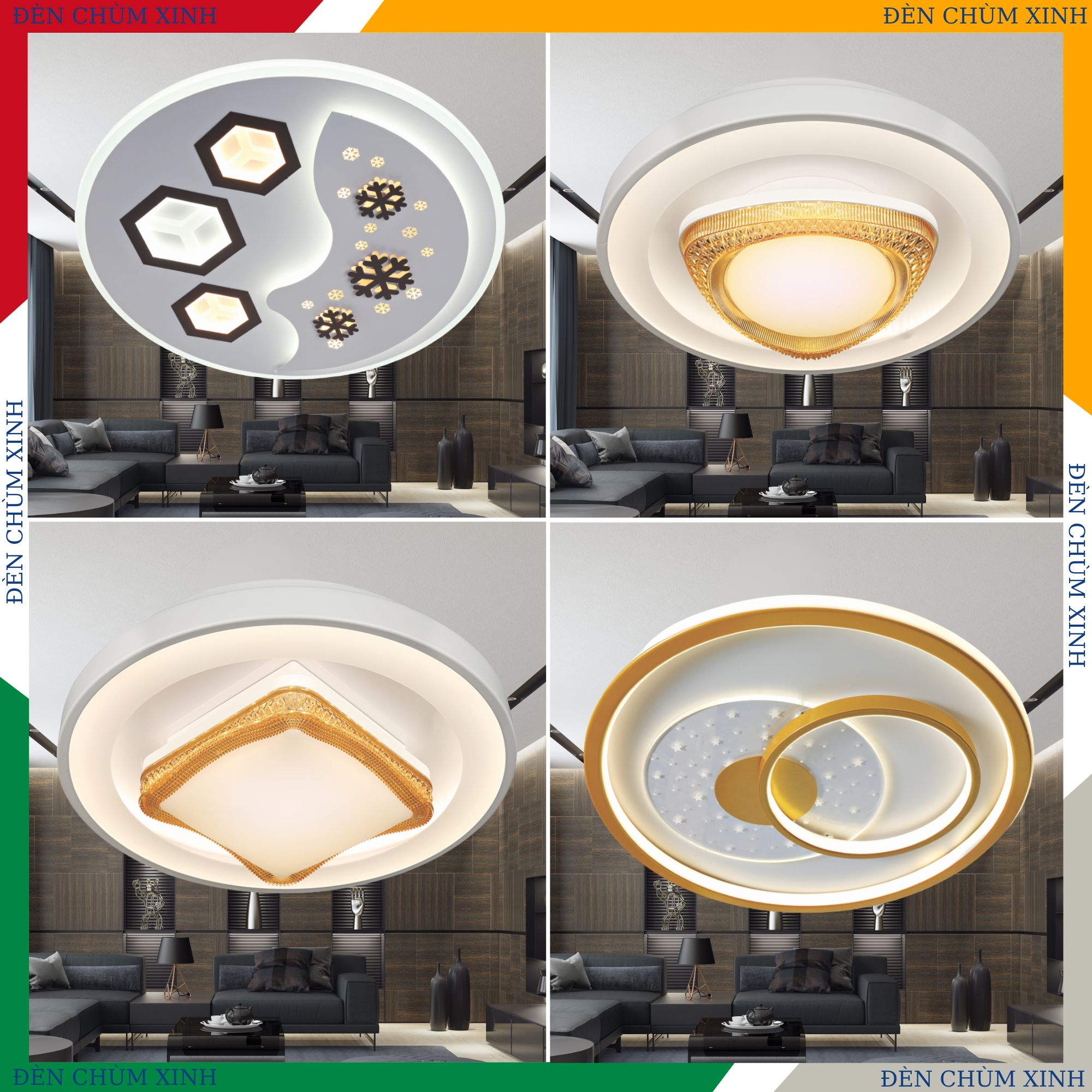 ĐÈN ỐP TRẦN LED NC-591A HÀNG CHÍNH HÃNG