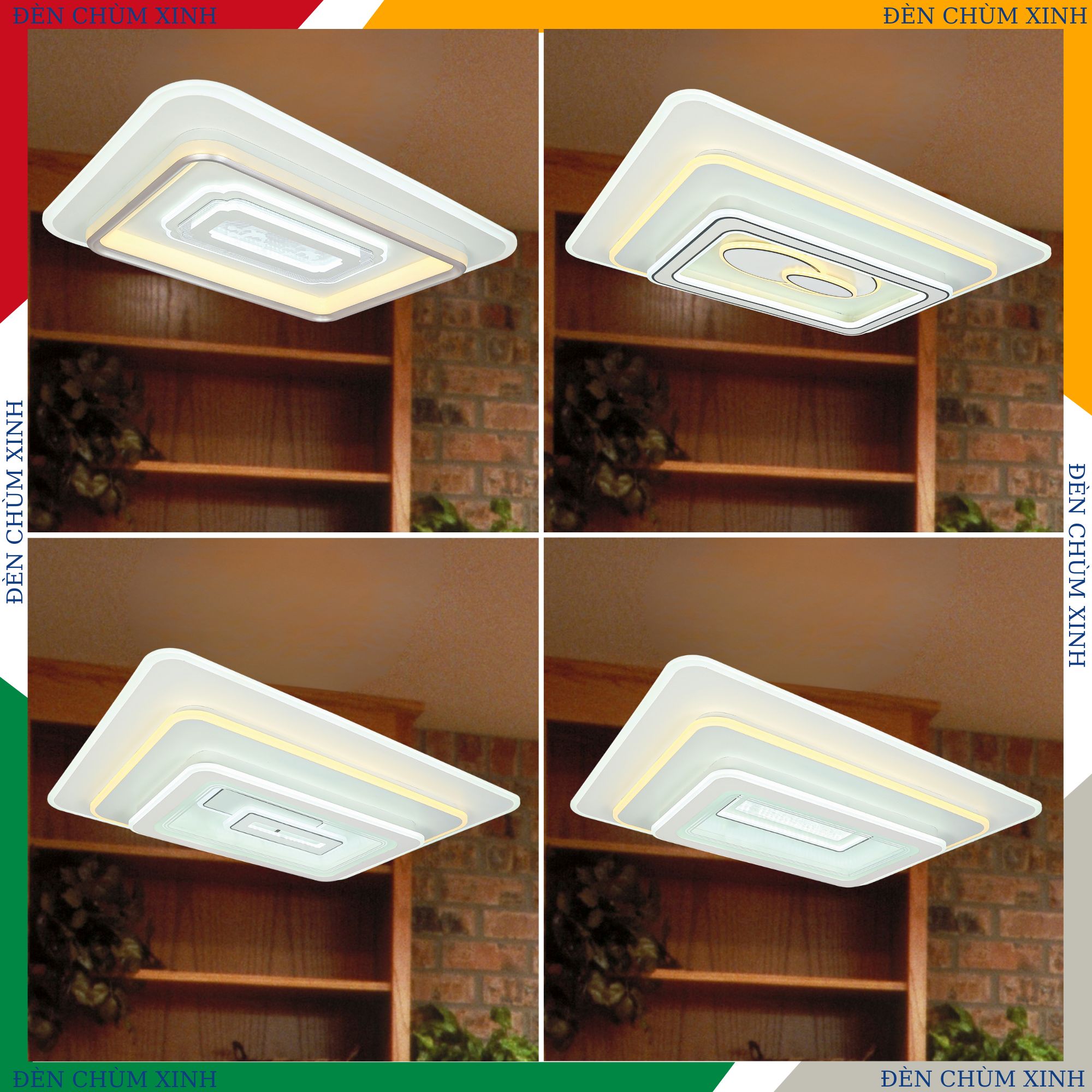 ĐÈN MÂM ỐP TRẦN LED NM-834 HÀNG CHÍNH HÃNG