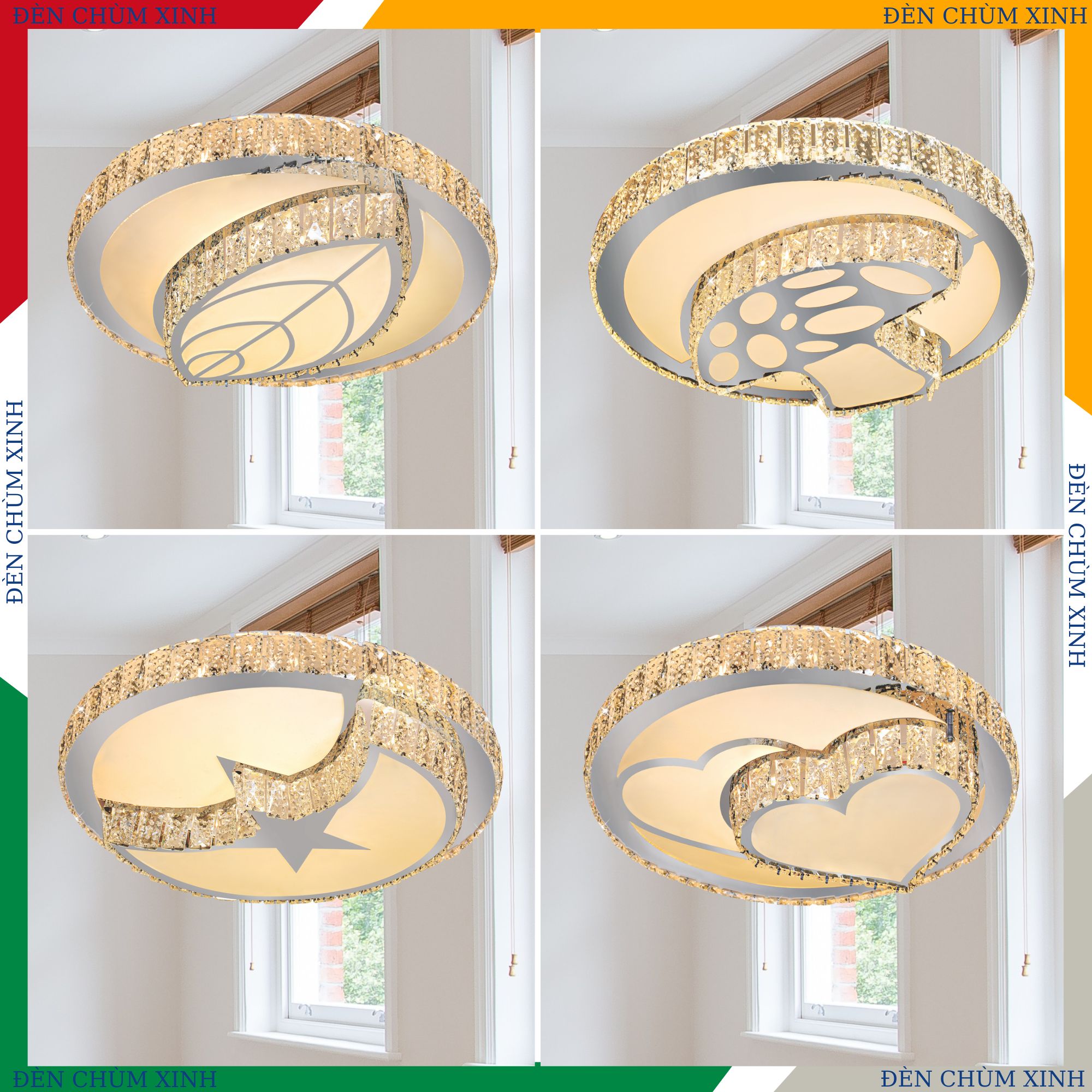 ĐÈN MÂM ỐP TRẦN LED NC-4937 HÀNG CHÍNH HÃNG