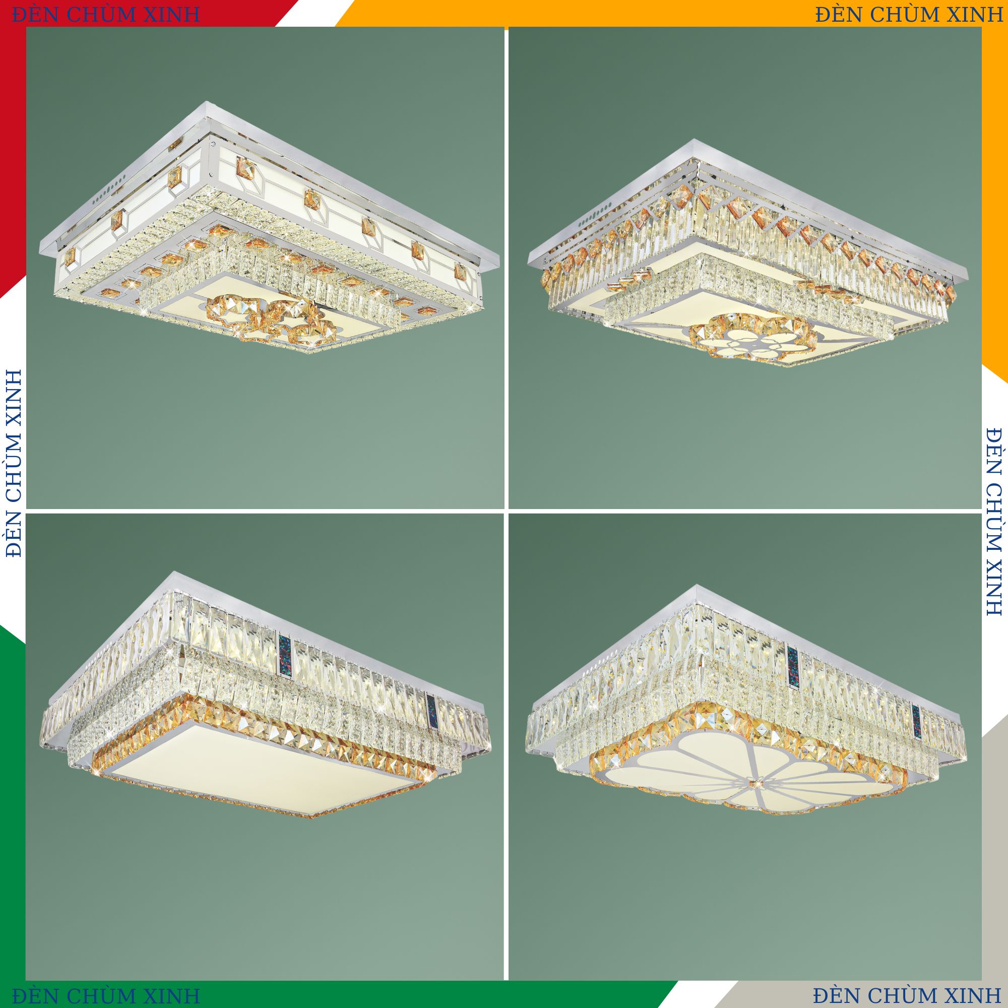 ĐÈN MÂM ỐP TRẦN PHA LÊ NC-848 HÀNG CHÍNH HÃNG